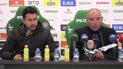 Bursaspor-Medipol Başakşehir maçının ardından - Paul Le Guen - BURSA