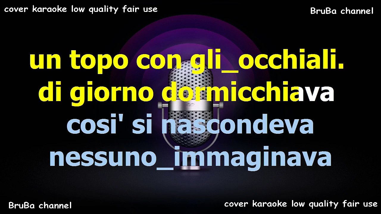 Zecchino_D'Oro-Il_topo_con_gli_occhiali.  Karaoke