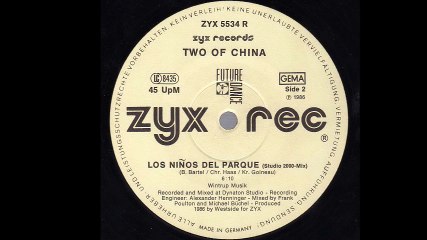 Two Of China ‎- Los Niños Del Parque (Studio 2000-Mix) (B)