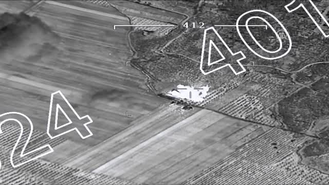 Pkk/kck/pyd-Ypg Terör Örgütüne Ait Silah ve Mühimmat Deposunun Vurulma Anı