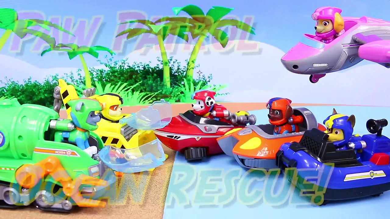 Paw Patrol Transform to Sea Patrol Pups and Rescue Ryder