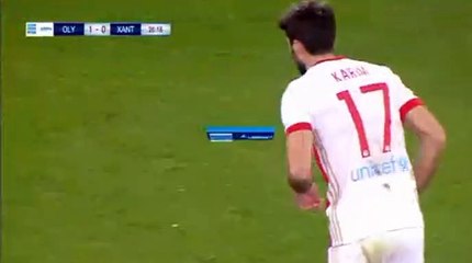 1-0 Karim Ansarifard Goal - Olympiakos Piraeus vs. Xanthi FC - 21.01.2018