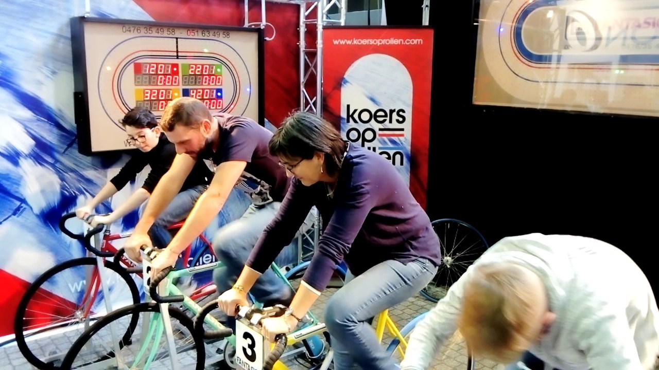 Course cycliste aux Velofollies en Belgique