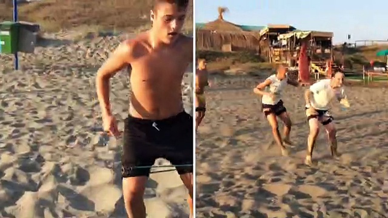 ENTRAINEMENT SPECIFIQUE VITESSE AVEC ELASTIQUE RESISTOR SUR LA PLAGEsz