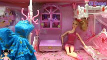 KHÁM PHÁ BÊN TRONG NGÔI NHÀ TRONG MƠ CỦA BÚP BÊ BARBIE | BARBIE BEDROOM HOUSE