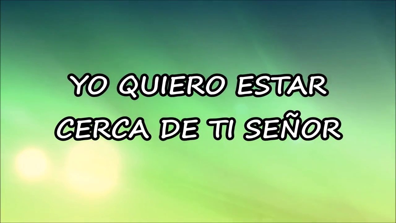 Yo Quiero Estar Cerca de Ti SENOR - Hermanos Inoa
