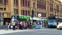 new Australian Open tram shuttles - Melbournes Trams