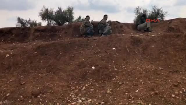 Kilis-Azez Uçaklar Havadan, Öso Karadan Vuruyor