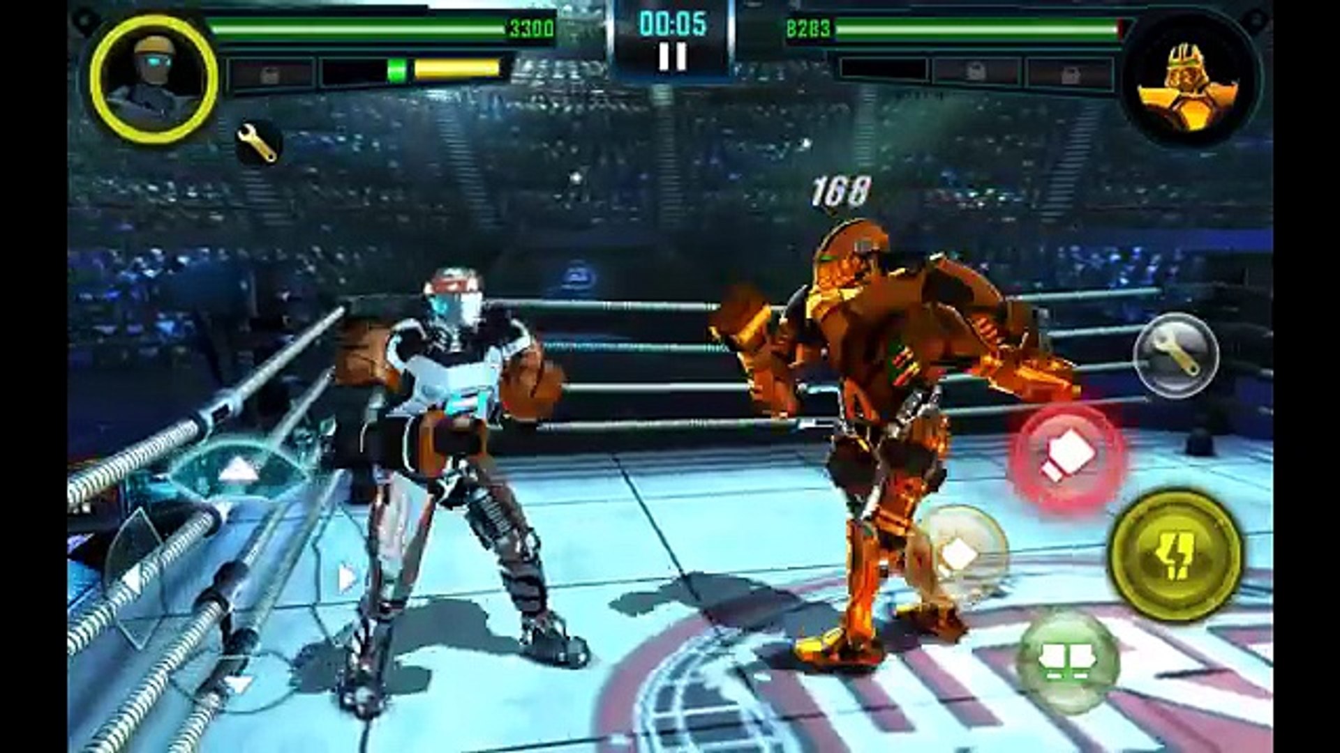 ⁣Real Steel WRB Atom VS ALL GOLD ROBOTS Series of fights NEW ROBOT (Живая Сталь)