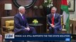 i24NEWS DESK | Pence: U.S. still supports the two-state solution | Sunday, January 21st 2018