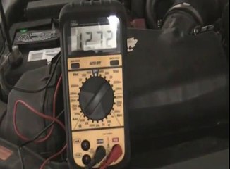 How to test your vehicles alternator using a multimeter.