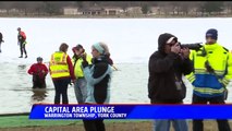 Hundreds Plunge into Freezing Lake to Raise Money for Special Olympics