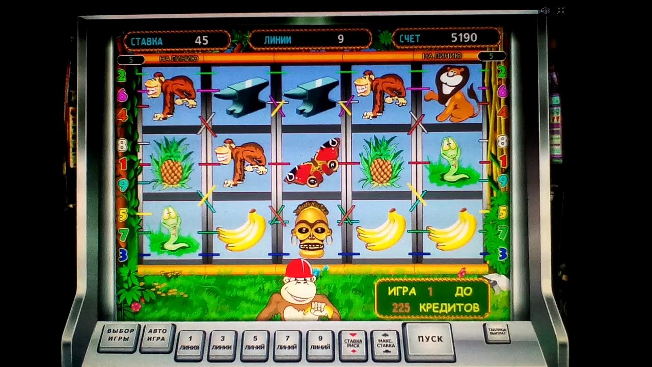 Вулкан игровые автоматы - Crazy monkey (Крейзи...
