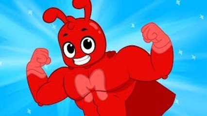 Superhero Morphle meets superhero Mr. Action! (Funny animation cartoon for kids)