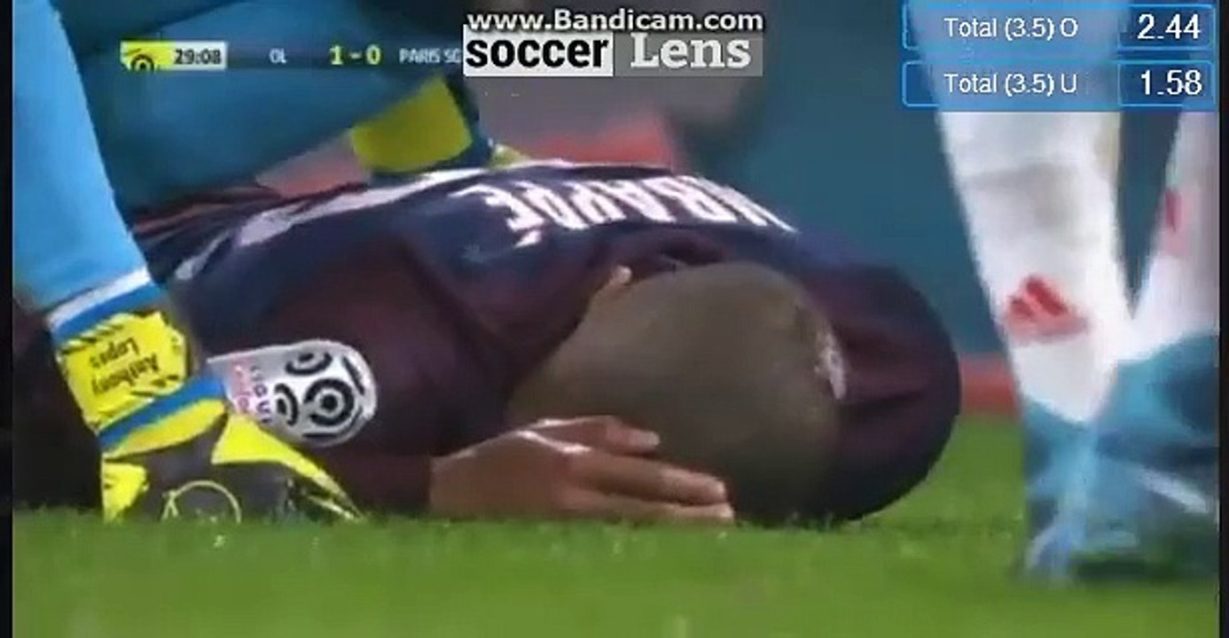 VIDEO. La grave Blessure Mbappe lors Lyon PSG