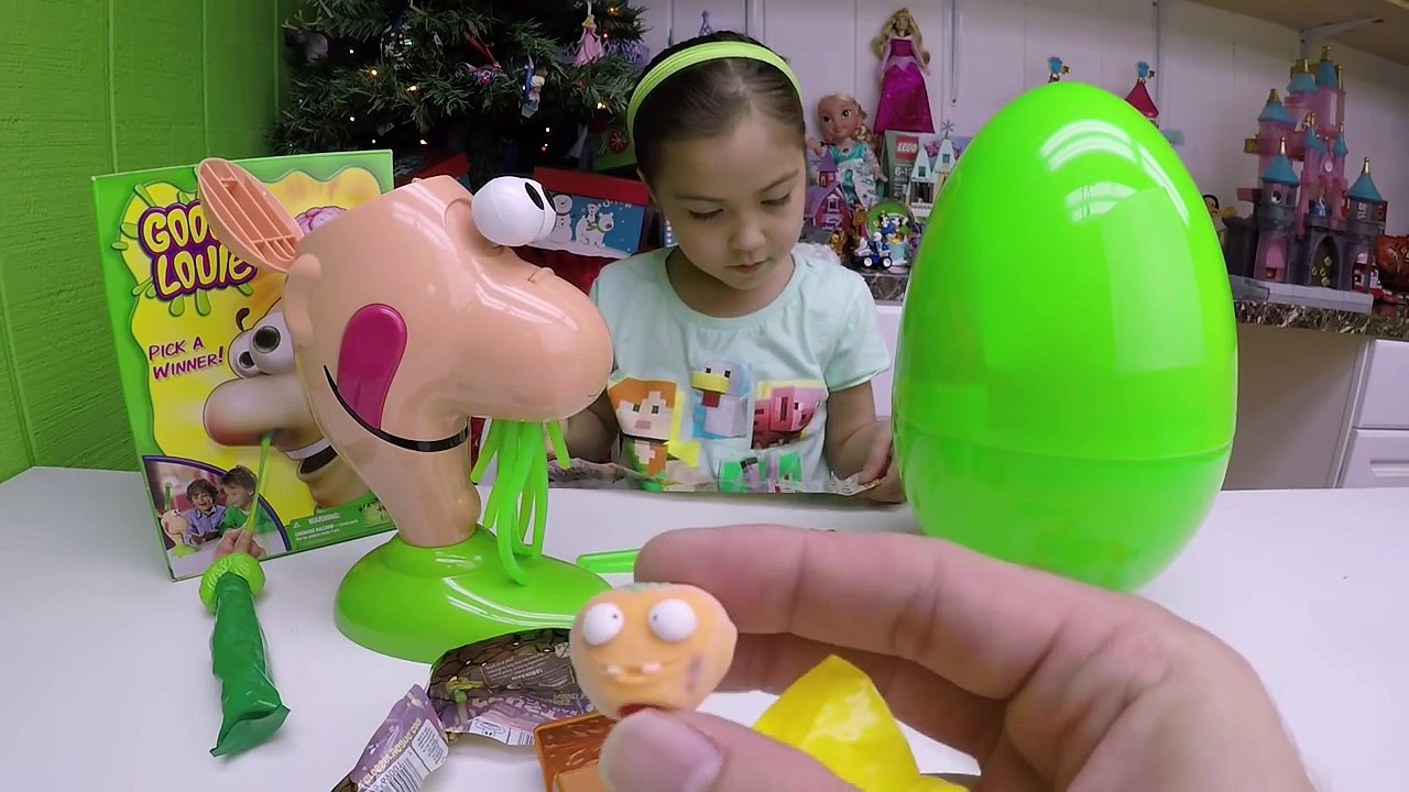 Gooey Louie and the Grossery Gang Surprise Egg Opening | Games and Blind Bag Toy Reviews