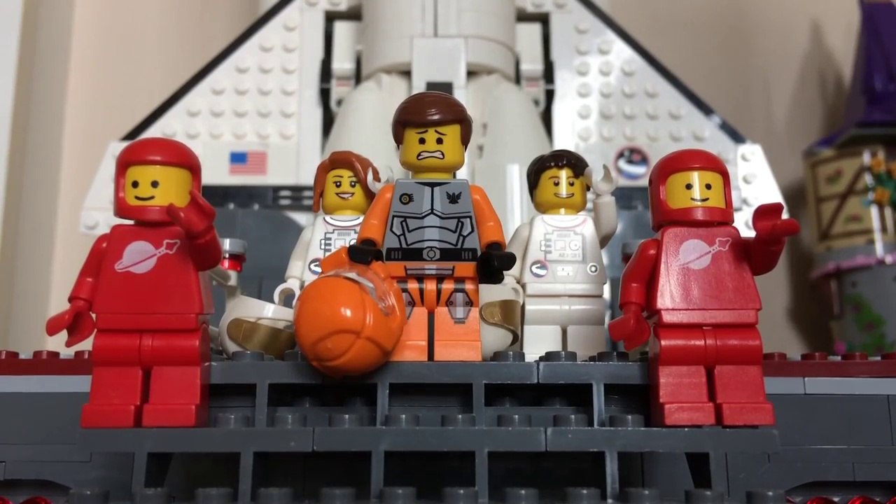 Lego Space Shuttle Expedition MOC 10231 Custom Launch Pad Video