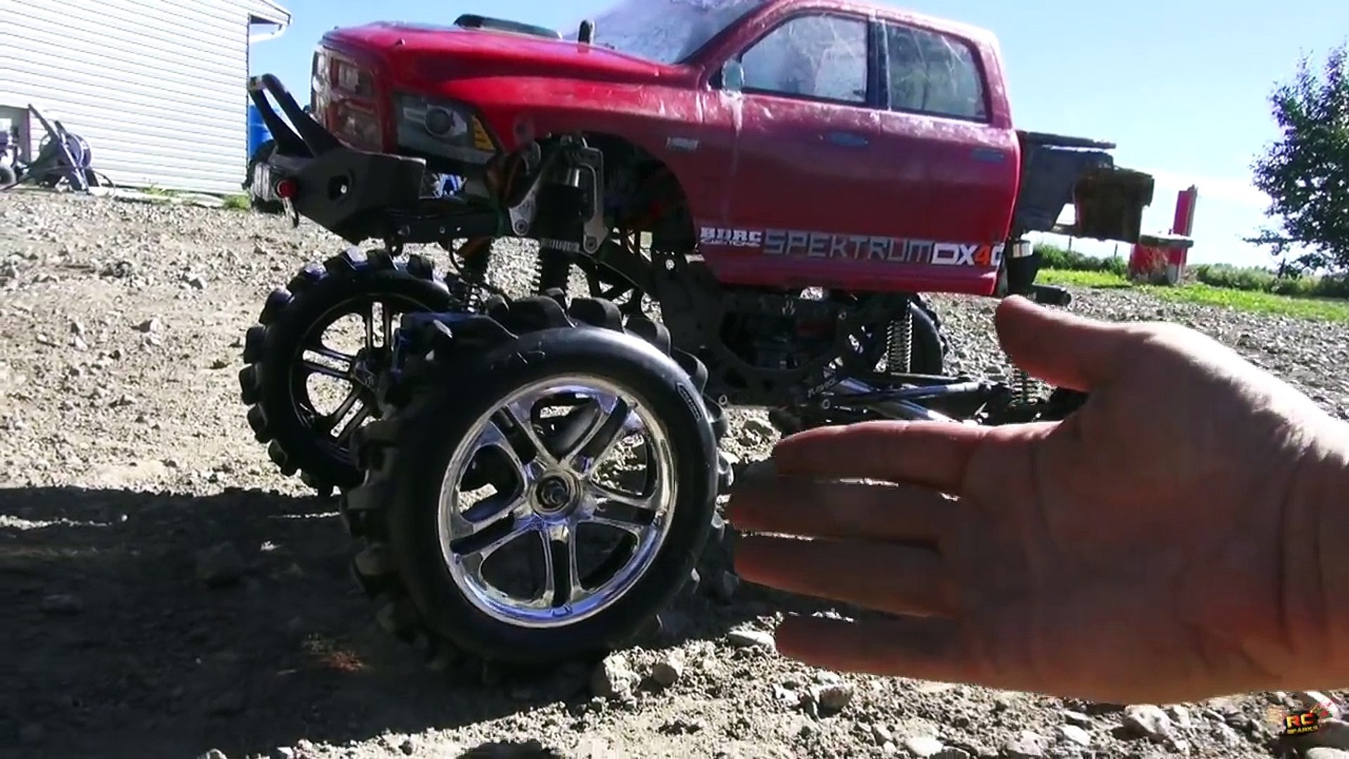 rc mega mud truck
