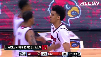 Boston College vs. Louisville Basketball Highlights (2017-18)