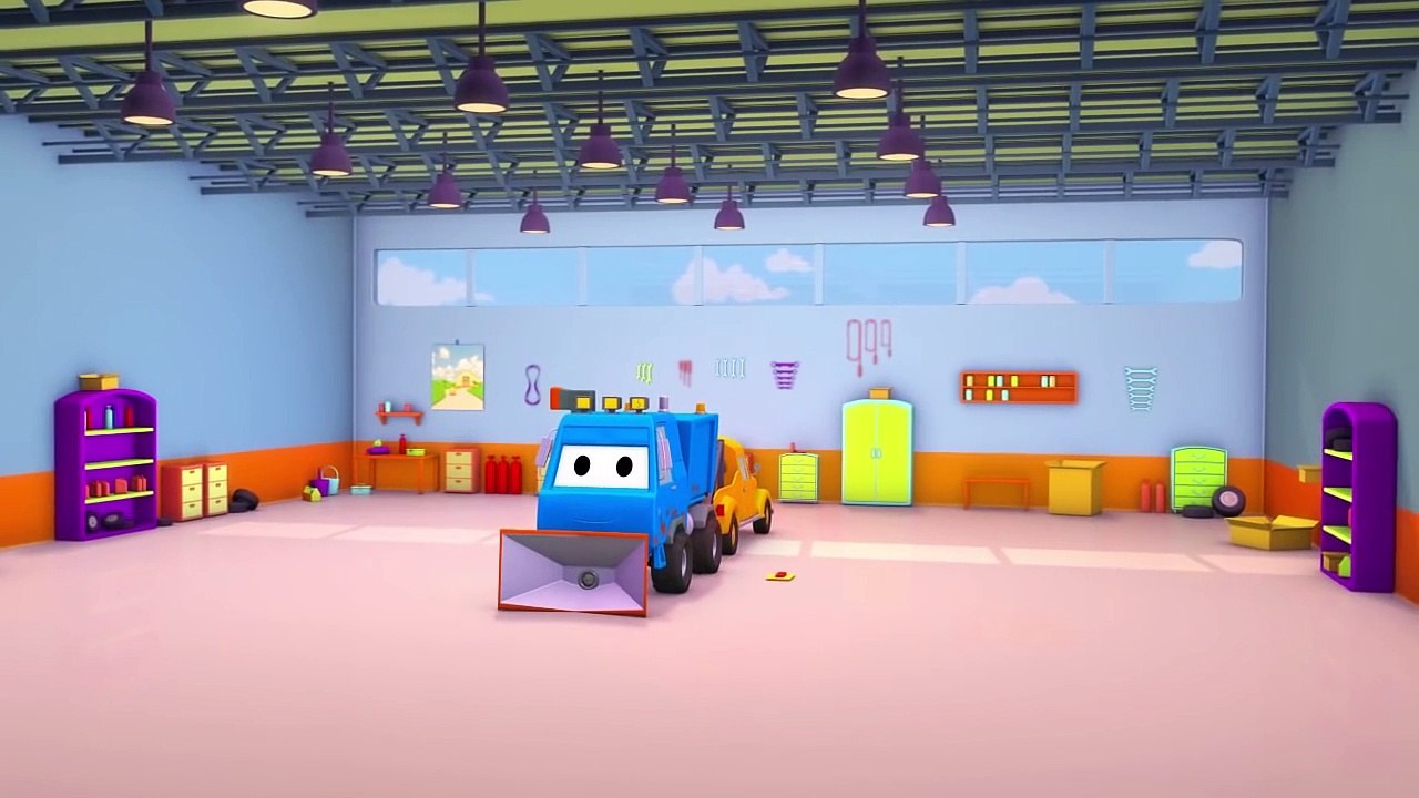 Tom the Tow Truck and the Snowplow in Car City | Trucks cartoon for kids