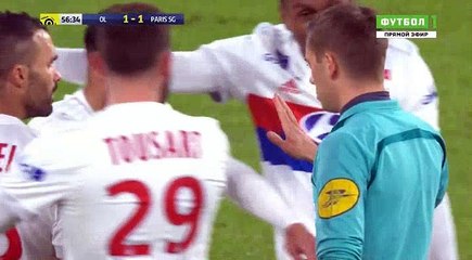 Dani Alves Red Card HD - Lyon	1-1	Paris SG 21.01.2018