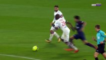 Dani Alves Red Card - Lyon 1-1 PSG 21-01-2018