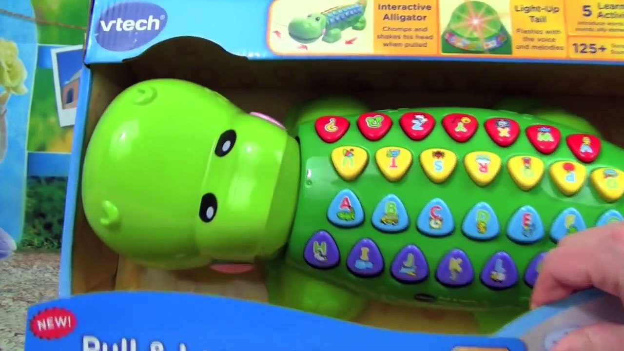 Learn ABC Alphabet with VTECH Pull & Learn Alligator! ABC Alphabet Video For Kids, Kindergarten, Tod