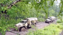 SUPER POWERFUL Russian military off road 4WD Trucks