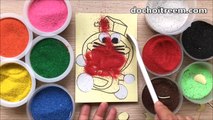 Đồ chơi trẻ em TÔ MÀU TRANH CÁT ĐÔRÊMON VA NÔBITA - Colored Sand Painting (Chim Xinh)
