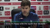 Pochettino 'relaxed' over Tottenham's transfer activity