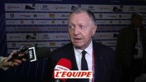 Foot - L1 : Jean-Michel Aulas (Lyon) «L'arbitre a bien tenu le match»