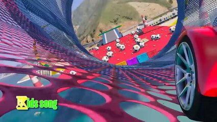 Learn Colors Minions Despicable Me 3 in Spiderman | Cartoon for Kids w Nursery Rhymes Song