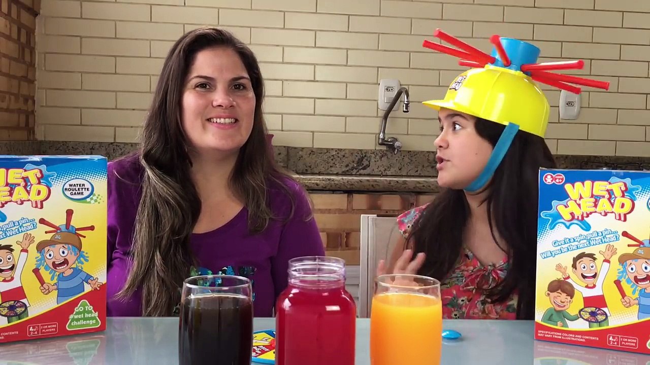 DESAFIO MOLHA CUCA com CAFÉ e SLIME ! Wet Head Challenge