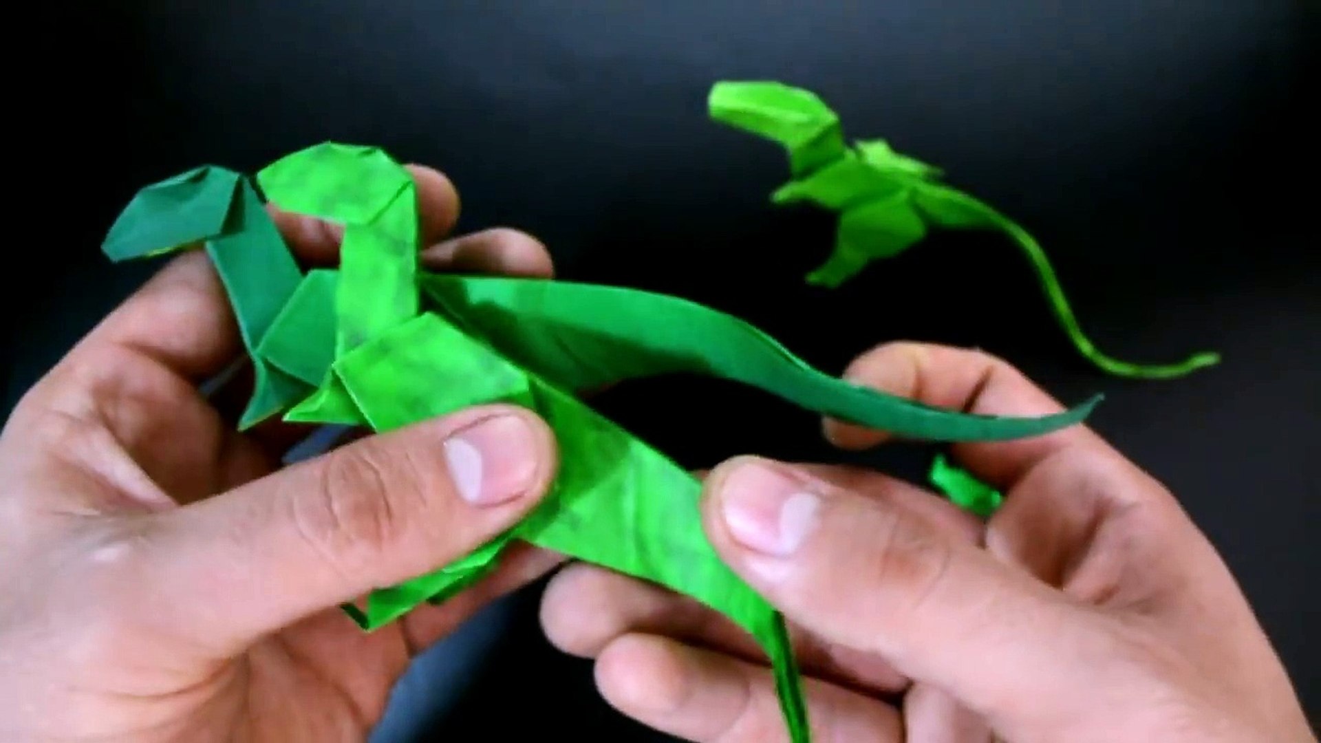 Origami Dinosaur Velociraptor