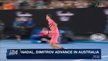 i24NEWS DESK  | Nadal, Dimitrov advance in Australia | Sunday, January 21st 2018