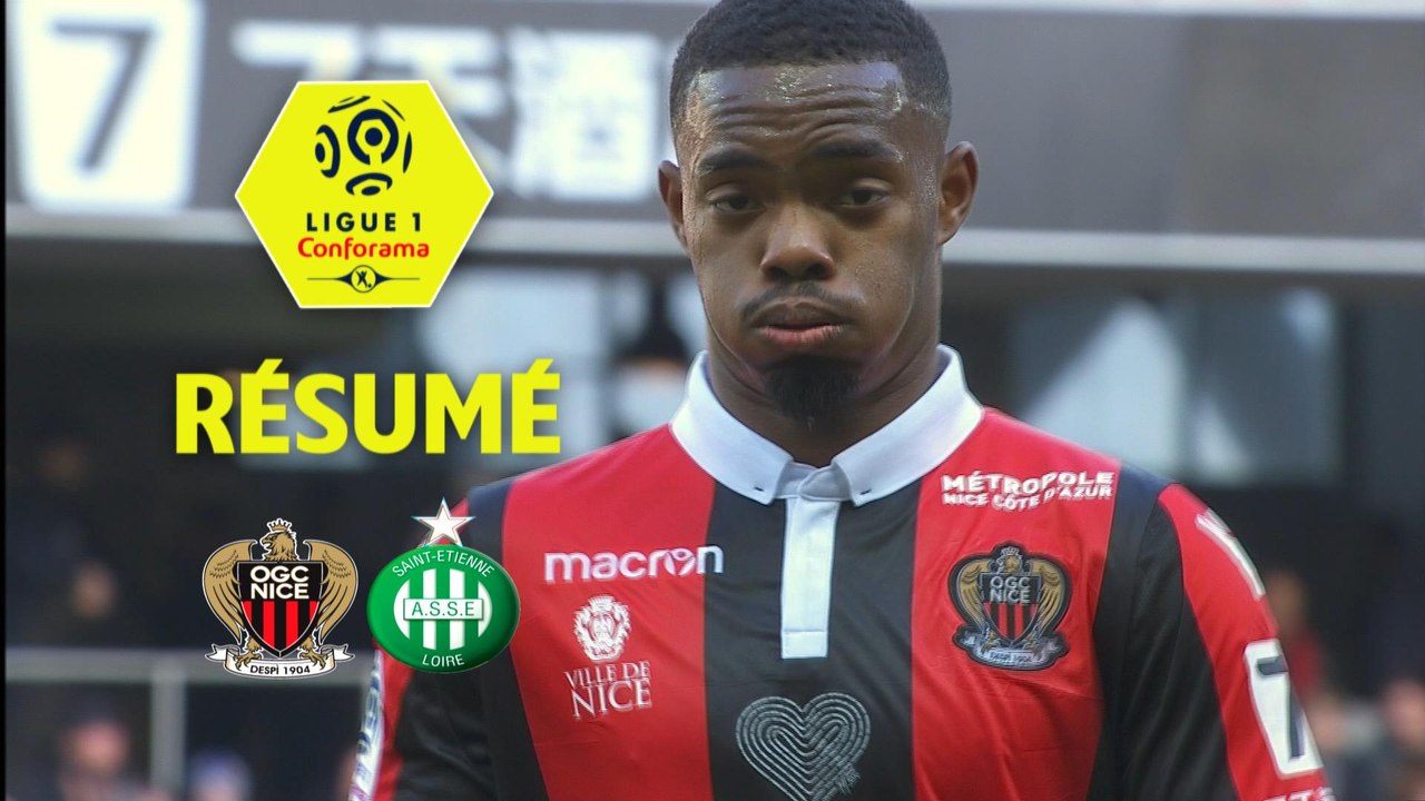 OGC Nice - AS Saint-Etienne (1-0)  - Résumé - (OGCN-ASSE) / 2017-18