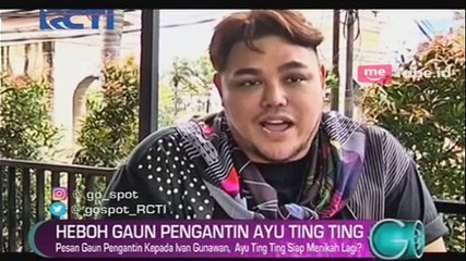 Heboh Gaun Pengantin Ayu Ting Ting
