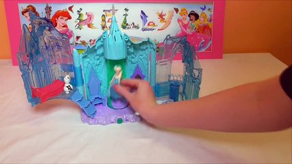 Little Kelly - Toys & Play Doh  - FROZEN ICE CASTLE (Elsa, Olaf, Princess Castle )-