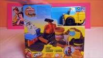Little Kelly - Toys & Play Doh  - DIGGIN' RIGS Play Doh Toys! (play doh, play doh construction)