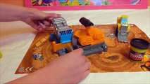 Little Kelly - Toys & Play Doh  - DIGGIN' RIGS Play Doh Toys! (play doh, play doh construction)