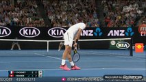 Set 2 Federer vs Gasquet Australian Open 2018