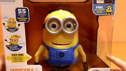 Little Kelly - Toys & Play Doh  - Minion Dave Talking Action Figure (DESPICABLE ME)-kE6EnVDAeLk