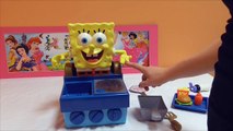 Little Kelly - Toys & Play Doh  - Spongebob Krabby Patty Maker ( Bikini Bottom, Patrick, Spongebob