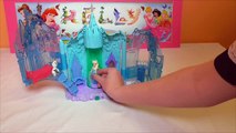Little Kelly - Toys & Play Doh  - FROZEN ICE CASTLE (Elsa, Olaf, Princess Castle