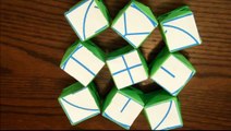 How To Make Origami Moving Cubes Easy. (Full HD) (Craft From Origami)