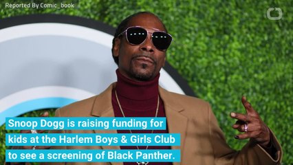 Snoop Dogg Donates So Harlem Kids Can See 'Black Panther'