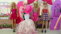 Queen Elsa Anna Barbie dolls Dress Up & Clothes Barbie Abend kleid تلبيس باربى فساتين سهره