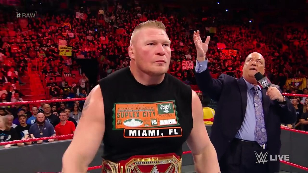 Brock Lesnar steps into the fire with Kane