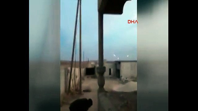 Afrin sınırındaki PKK/PYD-YPG mevzileri böyle ateş altına alındı