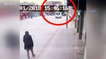 Reyhanlı'da 1 kişinin öldüğü roket saldırısı kamerada
